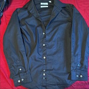 Calvin Klein Black Casual Button Down Shirt